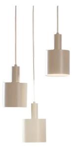 Lindby - Ovelia 3 Round Lampa Wisząca Beige