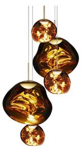 Tom Dixon - Melt Round LED Lampa Wisząca Large Złota