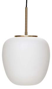 Hübsch - Muse Lampa Wisząca Ø25 Opal/Brass