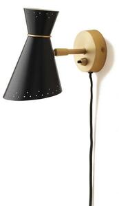 Warm Nordic - Bloom Lampa Ścienna Black Noir