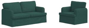 ModuÅowa sofa w ciemnej zieleni z ergonomicznym designem