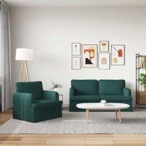 ModuÅowa sofa w ciemnej zieleni z ergonomicznym designem