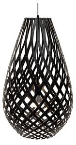 David trubridge - Koura Lampa Wisząca H120 2 Boki Czarny