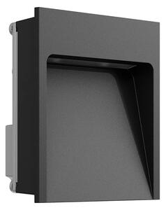 Flos - My Way Na zewnątrz Wbudowana Lampa Ścienna 110X100 2700K Czarny