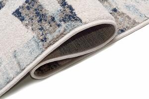 Prostokątny szary dywan z Nowoczesną kratę - Bodi 6X