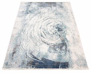 Jasnobeżowy dywan w abstrakcyjny wzór - Bodi 4X