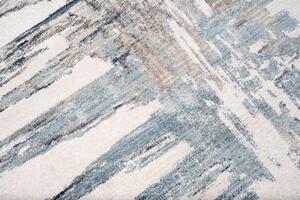 Nowoczesny bezowy dywan z frędzlami - Bodi 4X