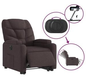 Podnoszony fotel masujÄ cy, elektryczny, rozkÅadany, brÄ zowy