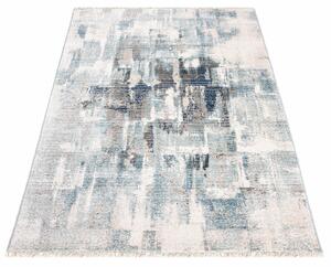 Jasnoniebieski dywan w nowoczesny wzór - Bodi 4X