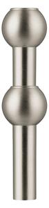 Metalowy wazon w kolorze matowego srebra (wysokość 10 cm) Nagel – STOFF Nagel