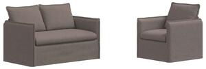 ModuÅowa kanapa nowoczesna w ciemnoszarym kolorze z ergonomicznym designem