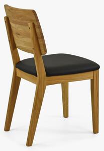 Rozkładany dębowy stół Houston i krzesła Bergen