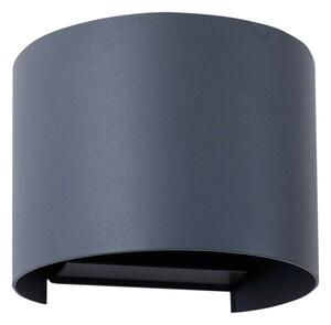 Lindby - Dara Round LED Smart Na zewnątrz Lampa Ścienna Szary