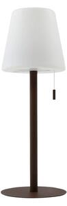 Lindby - Azalea LED Portable Lampa Stołowa IP44 Biały/Brązowy