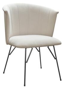 Krzesło tapicerowane Corfu na metalowych nogach