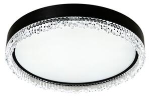 Plafon LED okrągły czarny REGI 40 cm