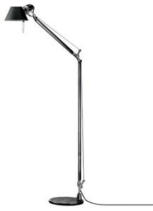 Artemide - Tolomeo Reading Lampa Podłogowa Czarna z Aluminiową Podstawą