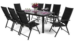Zestaw mebli ogrodowych HOME & GARDEN Ibiza 295015 Czarny