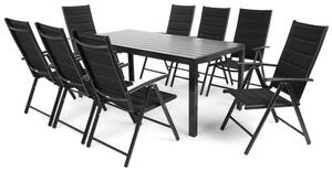 Zestaw mebli ogrodowych HOME & GARDEN Ibiza 295015 Czarny