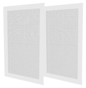 Moskitiera na wymiar na okno każde uniwersalna PVC : Kolor profili moskitiera PVC - Biały, Kolor siatki - Czarny