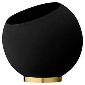 AYTM - Globe Doniczka Ø37xH32,3 Black/Gold