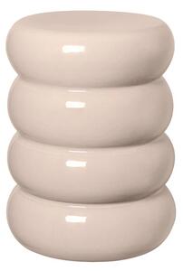 Blomus - Toru Ceramic Stołek Round Lily Biały