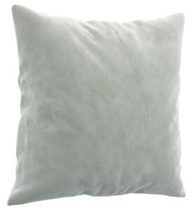 Sofa 3-osobowa z poduszkami, jasnoszara, 180 cm, aksamit