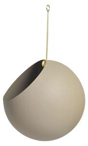 AYTM - Globe Doniczka Ø17xH28 Taupe/Gold