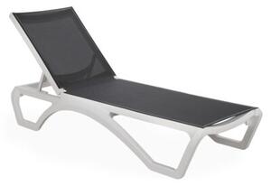 Leżaki HOME & GARDEN Monako 986584 Biało-szary