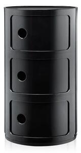 Kartell - Componibili 3 Stolik Black