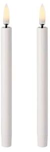 Uyuni - Świeca Stołowa Mini LED Nordic White 2 pcs 1,3 x 13 cm Lighting
