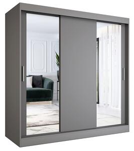 Szafa przesuwna antracyt 200 cm M1-C24