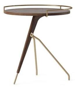 Audo Copenhagen - Umanoff Stolik Low Walnut/Matt Lacquered Brass