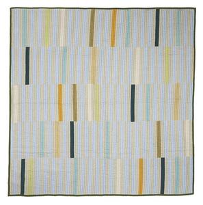 Hübsch - Twist Narzuta Block 260x260 Ciemny Green/Wielokolorowy