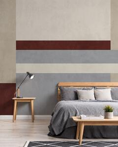 Fototapety Geometria abstrakcyjna z blokami w kolorach bordowym, szarym i beżowym, Fototapety 3D, Fototapety 3d geometryczna, w05890v2 : Uwalls.pl