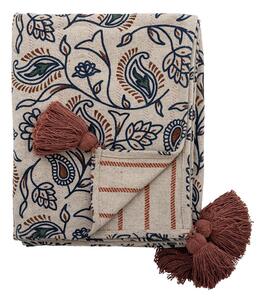 Koc z mieszanki bawełny 130x160 cm Paisley – Bloomingville