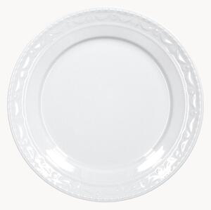 Ręcznie wykonany talerz duży z porcelany Kurland