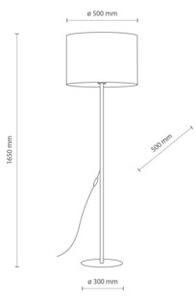 Lampa podłogowa TK Lighting EARTH 16013 czarno-brązowa 165 cm E27 nowoczesna do salonu, sypialni i biura IP20