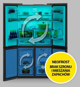 Lodówka BEKO bPro700 GN1426240ZDXBRN Multidoor HarvestFresh 182cm Ciemny Inox