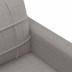 Sofa 2-osobowa, kolor taupe, 120 cm, tapicerowana tkaninÄ