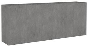 Podwyższona donica, 200x40x80 cm, stal kortenowska