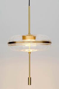 EMWOmeble Lampa wisząca CHAPLIN 360 mosiądz - LED, szkło