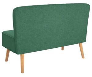 Sofa 117x55,5x77 cm, zielony materiaÅ