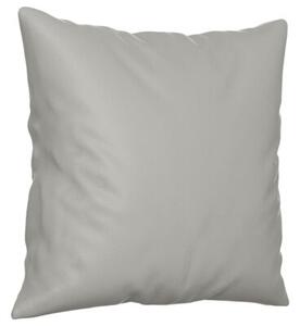 Sofa 3-osobowa z poduszkami, jasnoszara, 180 cm, mikrofibra