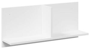 Półka ścienna, 70x16,5x30 cm, biała, materiał drewnopochodny