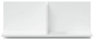 Półka ścienna, 70x16,5x30 cm, biała, materiał drewnopochodny