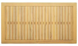 Rustykalny stolik kawowy z litego drewna akacjowego 110 cm
