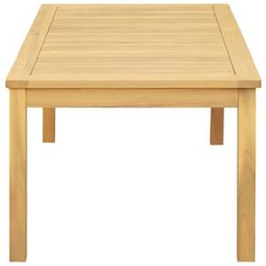 Rustykalny stolik kawowy z litego drewna akacjowego 110 cm
