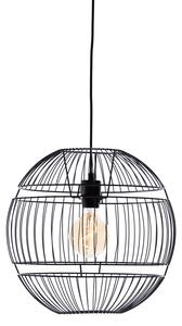 Nowoczesna lampa wisząca czarna 38 cm - Sphaera