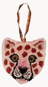 Dekoracja wisząca z wełny Pinky Leopard